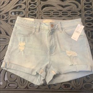 PacSun high rise super stretch denim shorts
